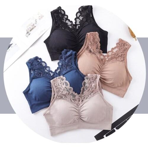 Sexy Bras Women Lace Bra Tops Women Intimates Push Up Sports Bra For Women Breathable Fitness Gym Bra Top Padded Yoga Bra Women