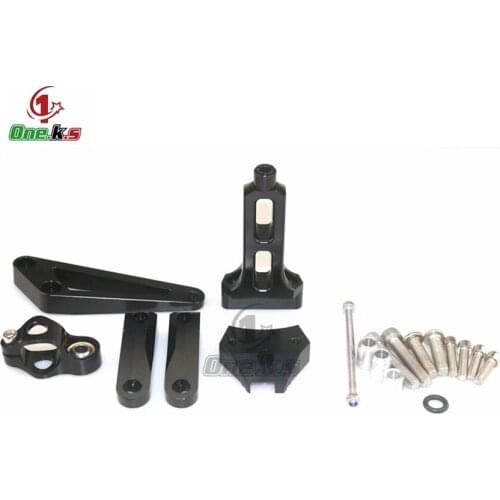 Universal Motorcycle Adjustable Steering Damper Stabilizer For HONDA CB1300 2003 04 05 06 07 08 09 10 2011