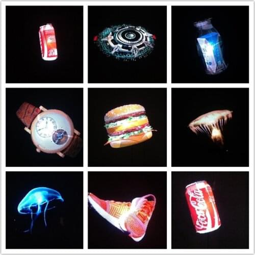 Xintai Touch Hologram LED 3D Display, LED Holographic Projector Portable Hologram Player 3D Holographic Dispaly Fan