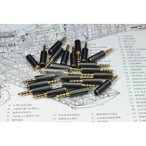 100pcs/lot Universal 3.5mm Audio OMTP to CTIA / CTIA to OMTP Headphone Earphone Converter Adapter Cable Connectors Audio Cable