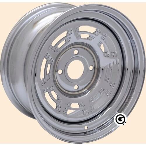 16inch steel rim 4 holes 4X120 deep lip chrome wheels customized specs 16X8J 10offset