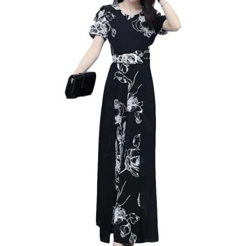 Jumpsuit Women Loose Sleeveless Floral Print Rompers Women High Waist Long Jumpsuit Overalls Bodysuit Macacao Feminino