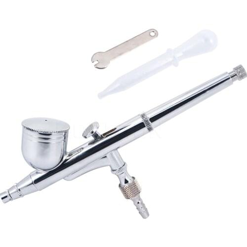 Dual Action Gravity Feed 0.3mm Nozzle Spray Gun Cake Decorating Brushes For Nail Manicure Air Brush Airbrush Tool