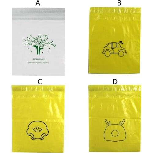 Cute Portable Disposable Car Trash Bag Easy Stick Car Durable Waterproof Kitchen Trash Bag Suitable for Cars Bedrooms