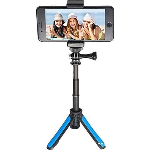 Mini Selfie Stick Tripod Extension Pole for GoPro Hero 8/7/5/4/3+/3 Sport Camera Waterproof Holder for Xiaoyi 4K & Mobile Phones