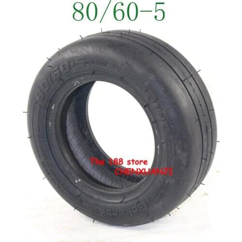 Lightning shipping Sell well 80/60-5 tubeless Vacuum tyre for XiaoMi 9 Balancing Car 8 inch Go-kart front wheel Vacuum tire