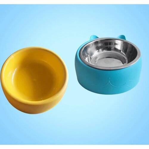 Non-Slip Cat Bowl Dog Bowl With Stand Pet Feeding Dog Water Bowl Cats Food Pet Bowls Dogs Feeder Supplies Automatic Dog Feeder