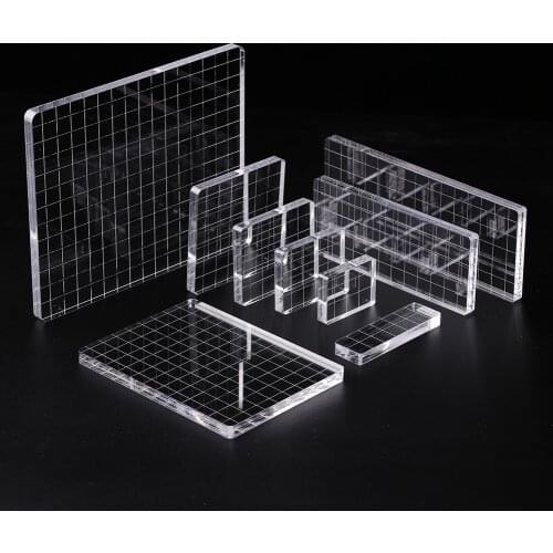 Essential Stamping Tools DIY Crafts Stamps Making Transparency Acrylic Block DIY Seal for DIY Scrapbooking Album Decor