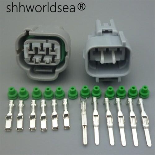 Shhworldsea 6 pin 2.2mm accelerator throttle pedal plug auto electrical connector for Toyota Lexus 7282-7064-40 7283-7064-40