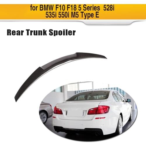 Carbon Fiber Rear Trunk Spoiler Wing Fit for BMW F10 F18 Base Sedan M Sport M5 520i 528i 530i 535i 550i 2011 - 2017