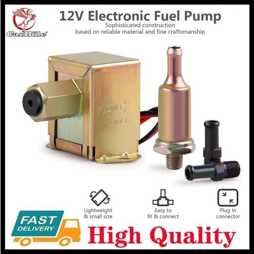 12V 2.5-4 PSI Standard Facet Universal Electric Fuel Pump Metal Gas Petrol Diesel