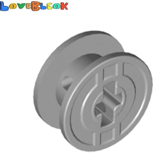 Technical Spool with Axle Hole Building Blocks Assembles MOC Parts DIY Toys Creative For Kids Compatible 61510 10pcs/Lot