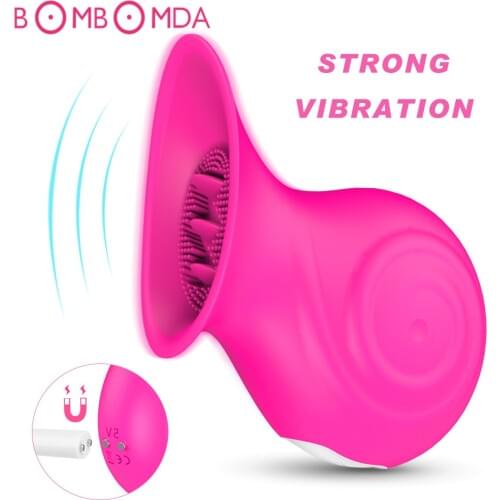 9 Modes Clitoris Tongue Sucker Vibrator Sex Toys for Women G-spot Clit Stimulator Blowjob Vagina Female Masturbator Sex Shop