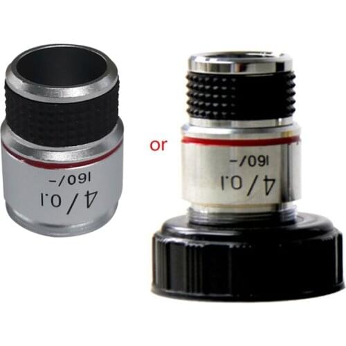 4X 10X 40X 100X High Quality Microscope Objective Lens Achromatic Objective Laboratory Biological Microscope parts