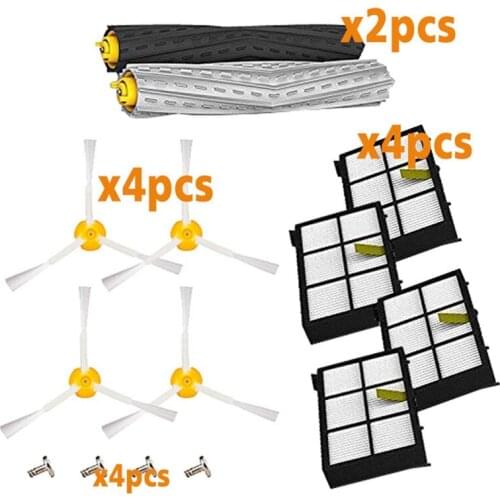 Compatible With IRobot Roomba 800 900 Series 805 860 870 871 880 890 960 980 Vacuum Clean Replacement Parts Side Brush Filter