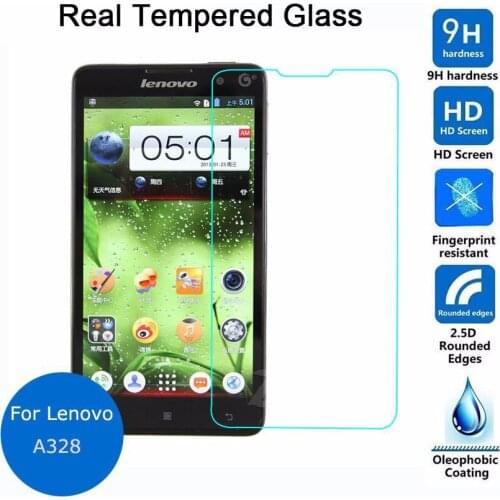 2pcs/lot For Lenovo A328 Tempered glass Screen Protector 9h 0.26mm 2.5 Safety Protective Glass Film on A328T A 328 Guard Cover