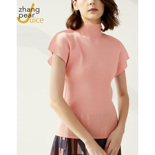 Zhang Pear Juice Stand-up Collar Blouses