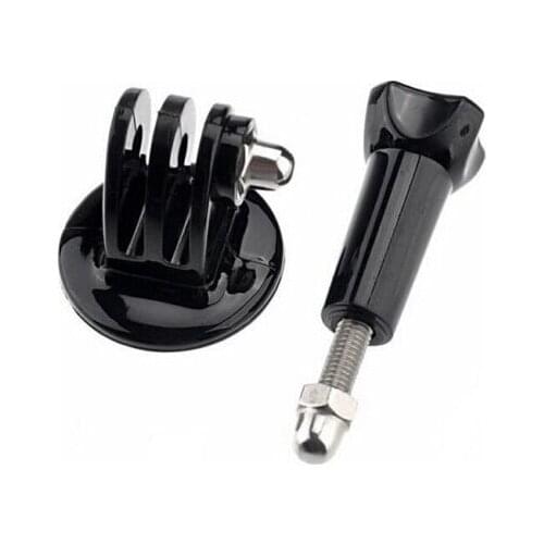 1/4 Tripod Mount Adapter + long Screw + Nut for GoPro 9 8 7 6 5 4 SJCAM SJ4000 SJ5000 SJ6000 SJ7000 Xiaomi Yi 4k Accessories