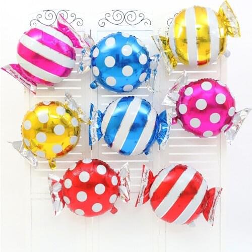 10pcs/lot Candy Foil Balloons Helium Balloon Wedding Decorations Baloon Happy Birthday Balloons Classic Toys