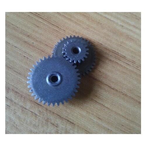 10pcs powder metallurgy dual motor spur gear 0.5m gear 15-35T 0.5m(18T) 0.5m(35T) 9.8H 2.5mm R hole/Meat Grinder Parts etc