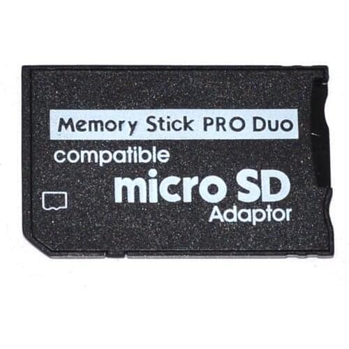 100PCS For Micro SD SDHC TF to MS Memory Stick for Pro Duo Card Adapter Converter Memory Stick For PSP 1000 2000 3000