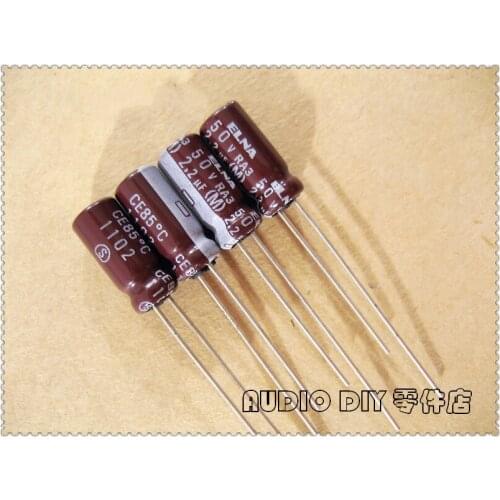 20PCS/100PCS ELNA Brown RA3 Series 2.2uF 50V 50V2.2UF 5x11mm Audio Electrolytic Capacitor