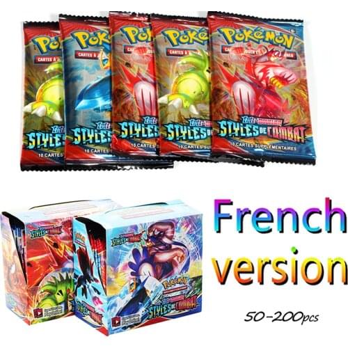 2021 latest French version of Pokemon STYLES DE COMBAT booster 50-200pcs retail