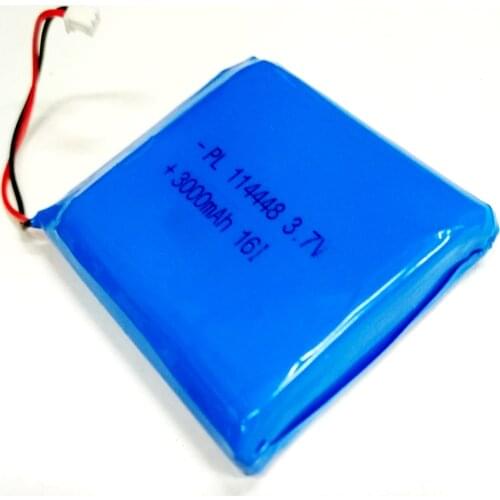 3.7V 3000mAh 114448 114550 polymer lithium ion battery FOR Law enforcement recorder DVR MP3 MP4