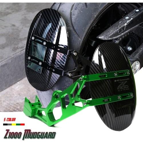 Rear Fender Mudguard For Kawasaki Z1000 2010-2020 Motorcycle CNC Aluminum Mud Dust Carbon Guard Splash Shield 2017 2018 2019