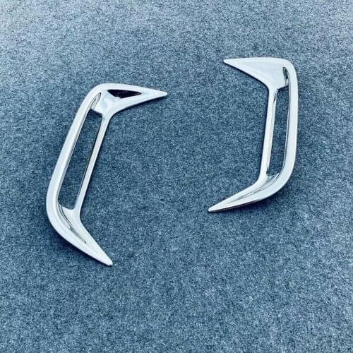 For Toyota Yaris cross 2020 2021 advanced chrome real fog light lamp cover trim frame Sticker Car Styling exterior accessories