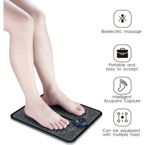 EMS Leg Reshaping USB Foot Massager Wireless Remote Control Massage Cushion Household RP