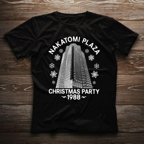 Nakatomi Plaza Die Hard Movie Christmas Party 1988 Noel Holiday Unisex T-Shirt