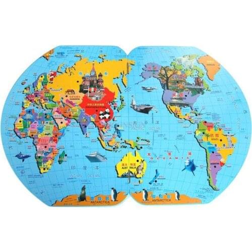 Geography education awareness international map with flag game