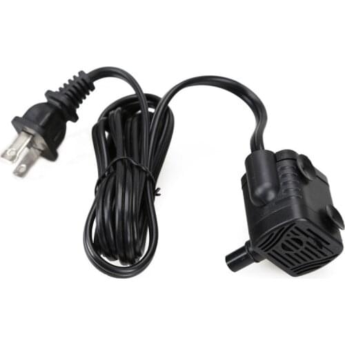 Hot sale Mini AC 110V 3W Submersible Water Pump Aquarium Fountain Air Fish Tank Pond Water Pump US Plug 110v