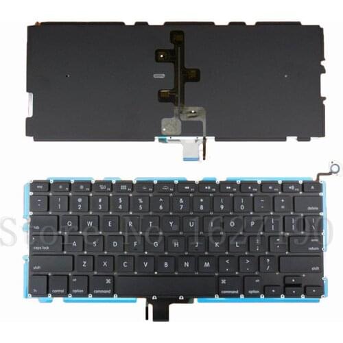 US Keyboard For Apple Macbook Pro Unibody A1278 MB467 Models 13.3" With Backlit Board New Laptop Keyboards With