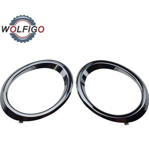 WOLFIGO Left Right Fog Light Chrome Trim Bracket For Toyota CAMRY SE Sedan 2012 13 14 52125-06200 5212506200 TO2603101 TO2602101