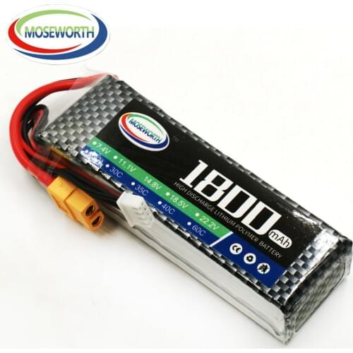 Lipo Battery 2S 7.4V 1800mAh 40C For RC Drone Quadcopter Car Helicopter Airplane Remote Control Toys Lithium Polymer Battery
