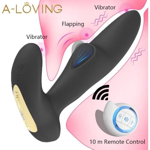 Thumping Male Prostate Massager Vibrators for Men Anal Plug Vibrator Remote Control Butt Plug Dildo Anal Sex Toys for Men Women