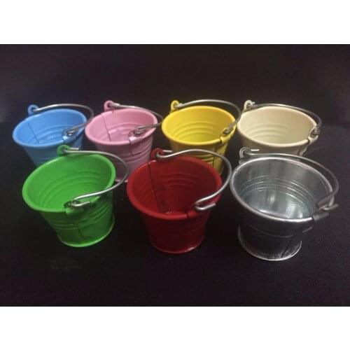 1/10 Scale Metal Bucket x1pcs - RC Crawler Accessories for axial tamiya cc01 CR01 stock by random Size L30X33X20MM