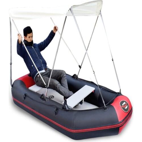 Sunshade Shelter Boat Raft Accessory Sunshine Protection Aluminum Waterproof Fishing Boat Awning Foldable Breathable Tent Canopy