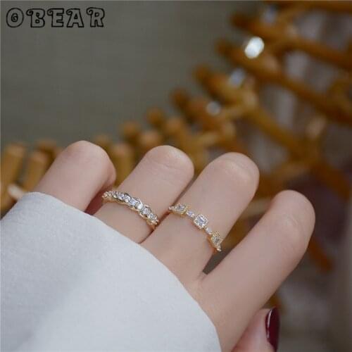OBEAR Women's Gold Rings