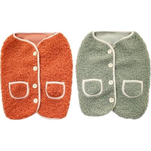 Autumn Winter Pet Dog Clothes for Dogs Vest Dog Coat Jacket Puppy Pet Clothing for Small Dogs Bulldog Costume Pets Outfits York