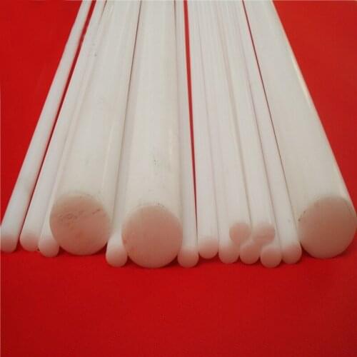 Plastic Solid Rods Nylon Rod PA6/PA66 High Wear-resistant Stick White Size (100mm Length 100mm Diameter)
