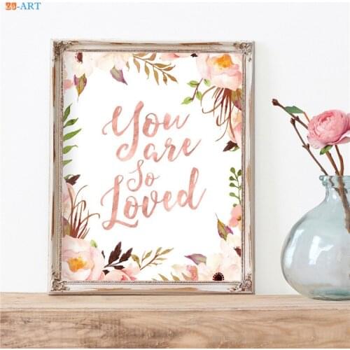 Tribal Wall Art Floral Skull Fierce Quote Poster Print Canvas Painting Wall Pictures for Living Room Boho Nursery Wall Decor