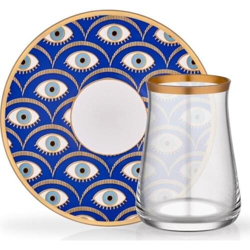 Field Glass Trabya Tea Set 6 pieces Nazende