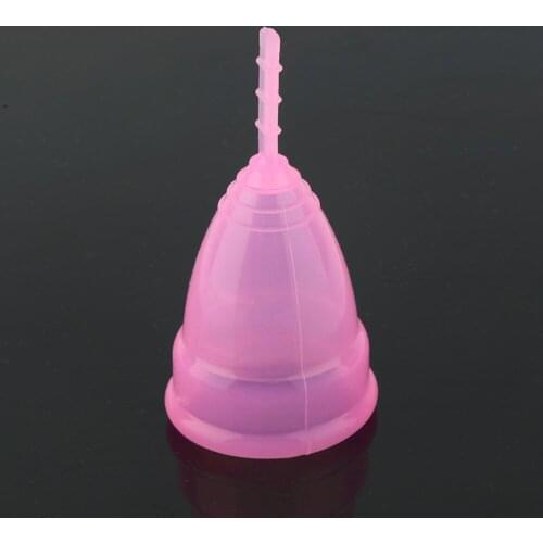 Useful Soft Cup Silicone Menstrual Cup Small Sizes Three Colors Drop Shipping Wholesale