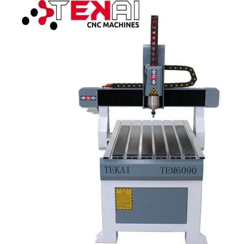 TEKAI manual milling machine cnc kit mini woodworker engraving 6090-cnc-router, dividing heads stone cnc carver