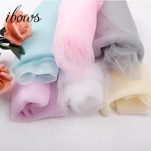 Net gauze material in the hard net eye gauze wedding dress pengpeng skirt manual diy yarn clothing fabric diy hair bows material
