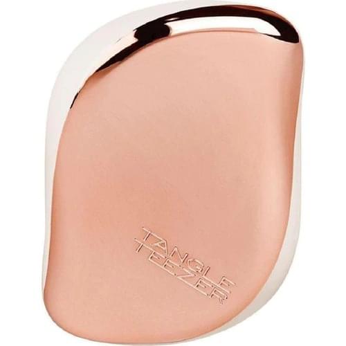 Tangle Teezer Compact Styler Rose Gold Cream Hair Brush