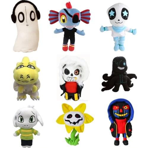 1pcs Undertale Plush Toy Doll Sans Papyrus Music Ootopus Efes Temmie Plush Soft Stuffed Cartoon Toys for Children Kids Gifts
